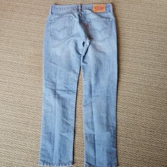 Levi's 511 Jeans Straight Leg Denim Light Blue Men's 30 x 30 - Picture 4 of 14
